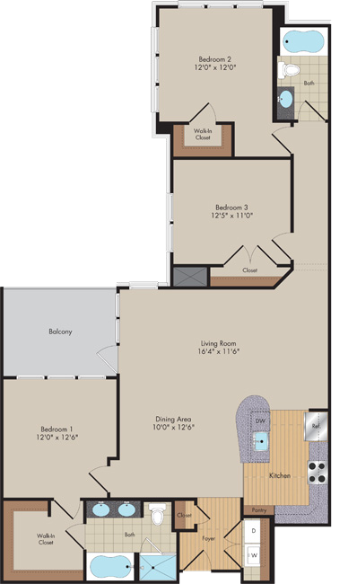 Apartment 187 floorplan